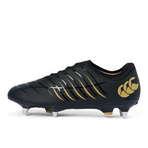 Canterbury Mens Phoenix 2.0 Team Soft Ground Rugby Boots / Black/Gold